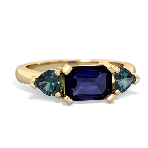 sapphire-alexandrite timeless ring