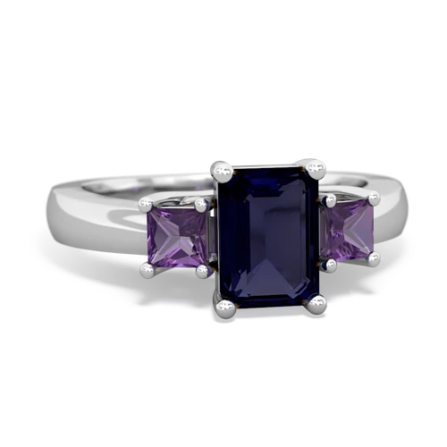 sapphire-amethyst timeless ring