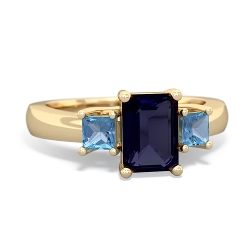 sapphire-blue topaz timeless ring