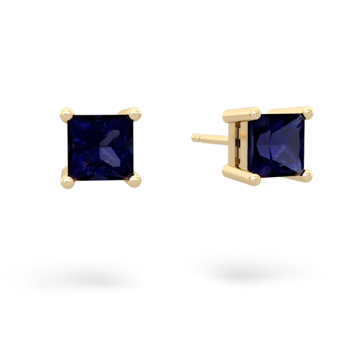 sapphire stud earrings