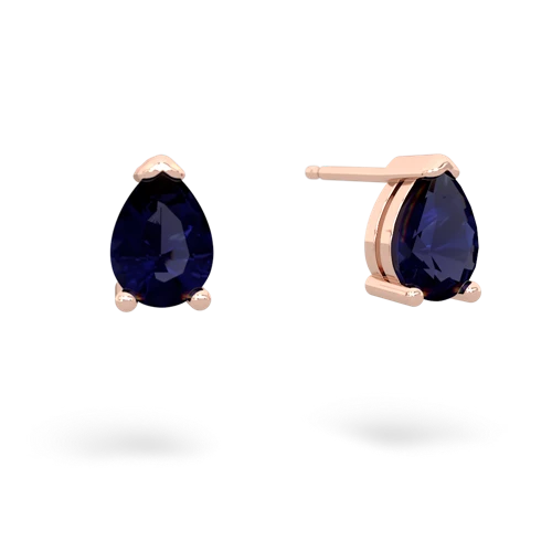 sapphire stud earrings