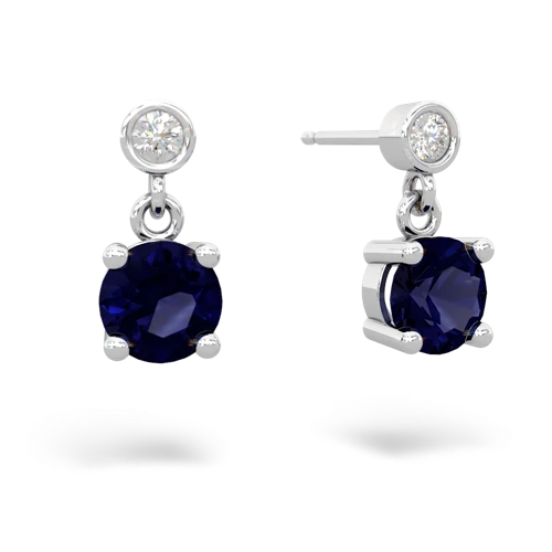 sapphire stud earrings