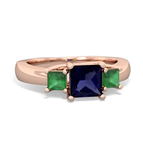 sapphire-emerald timeless ring