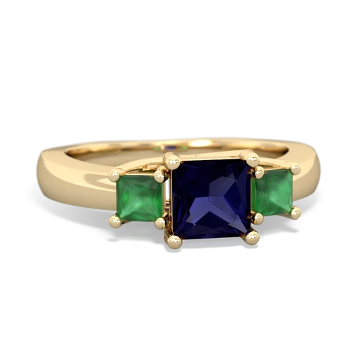 sapphire-emerald timeless ring