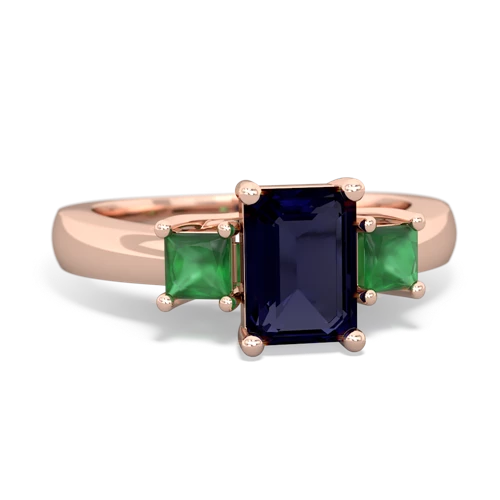 sapphire-emerald timeless ring