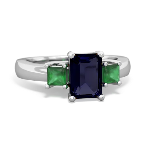 sapphire-emerald timeless ring