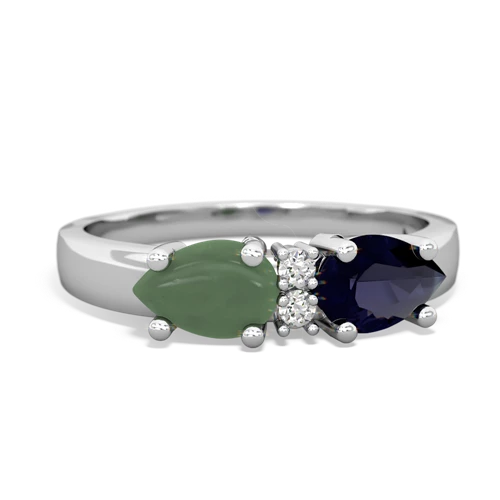 sapphire-jade timeless ring