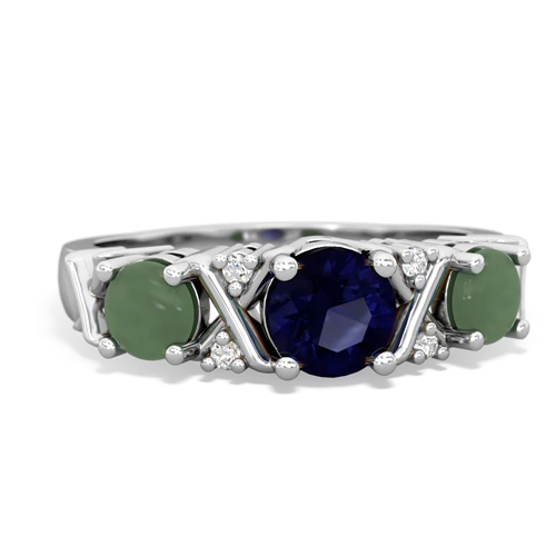 sapphire-jade timeless ring