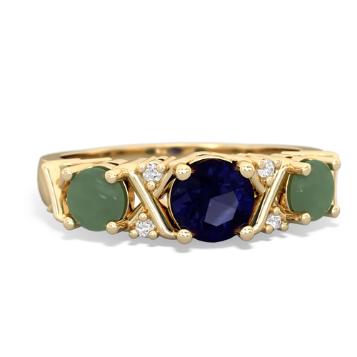 sapphire-jade timeless ring