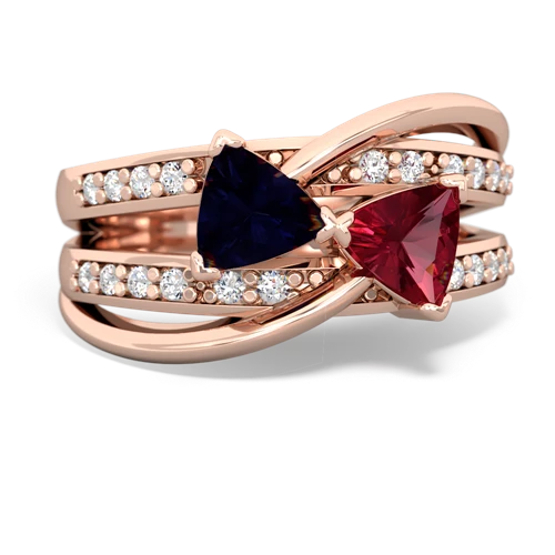 sapphire-lab ruby couture ring