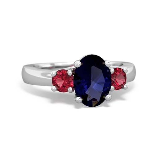 sapphire-lab ruby timeless ring