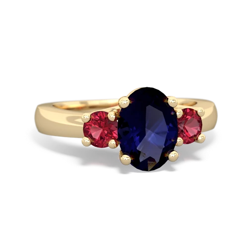 sapphire-lab ruby timeless ring