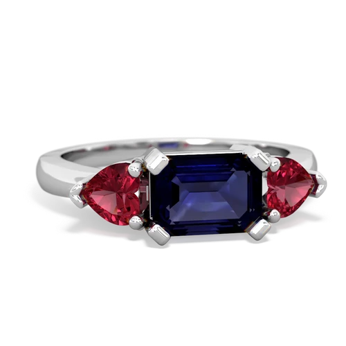 sapphire-lab ruby timeless ring