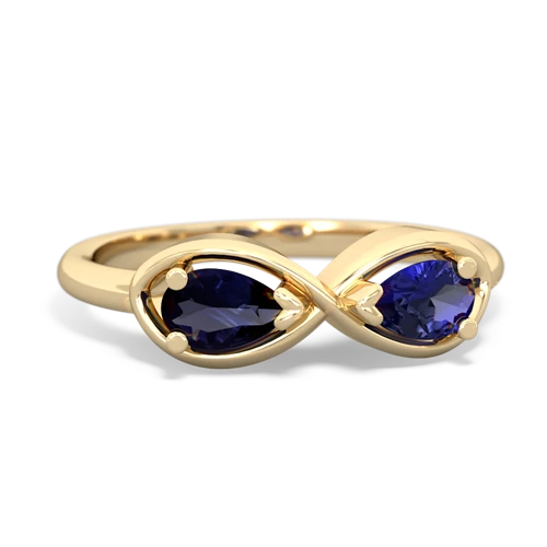 sapphire-lab sapphire infinity ring