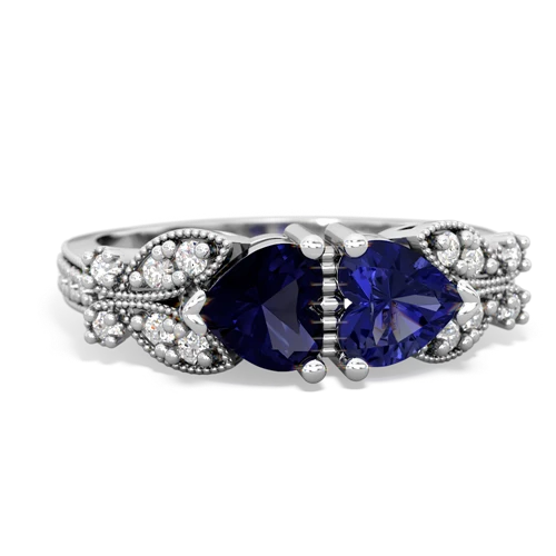 sapphire-lab sapphire keepsake butterfly ring