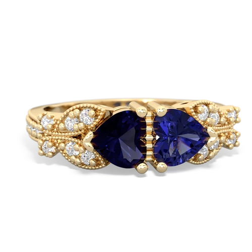 sapphire-lab sapphire keepsake butterfly ring