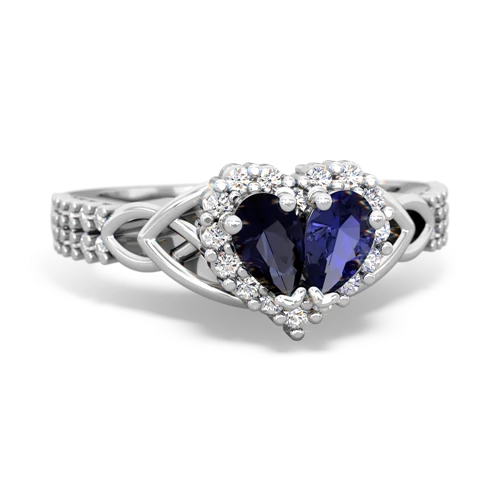 sapphire-lab sapphire keepsake engagement ring