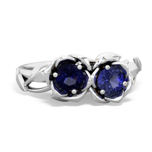 sapphire-lab sapphire roses ring