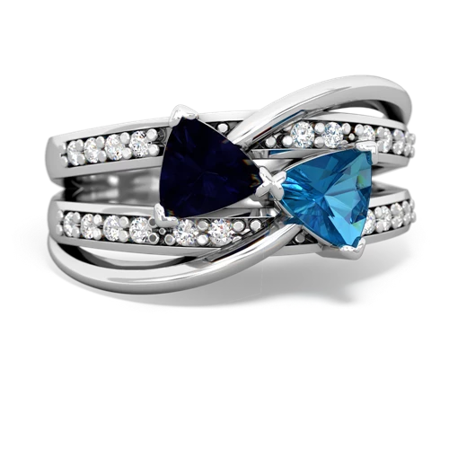 sapphire-london topaz couture ring
