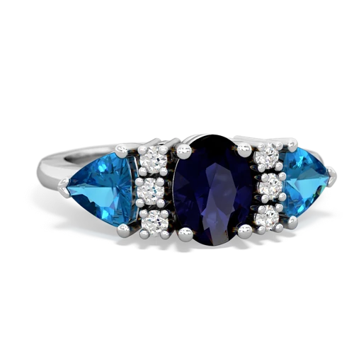 sapphire-london topaz timeless ring