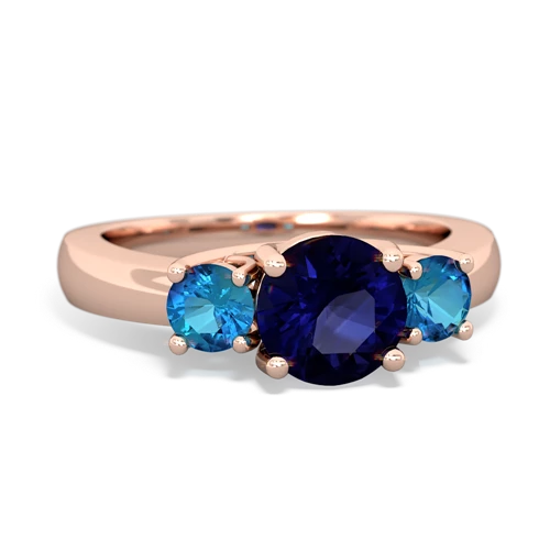 sapphire-london topaz timeless ring