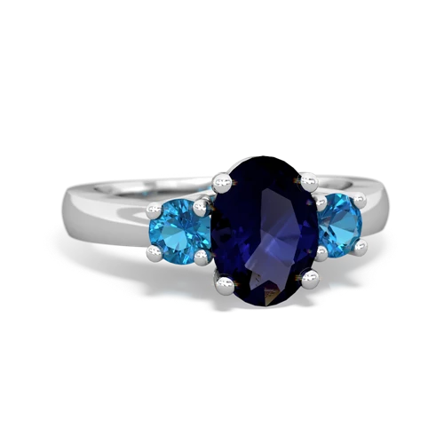 sapphire-london topaz timeless ring