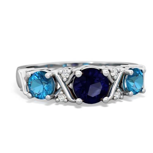 sapphire-london topaz timeless ring