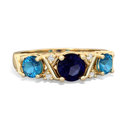 sapphire-london topaz timeless ring