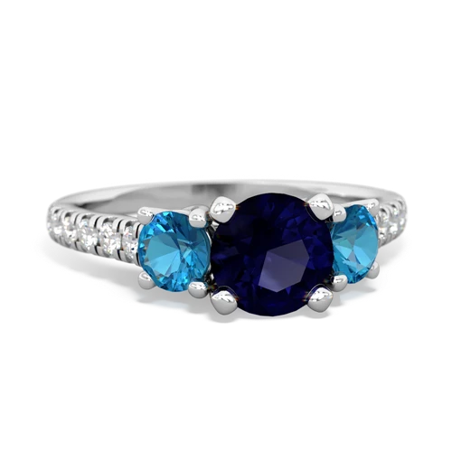 sapphire-london topaz trellis pave ring