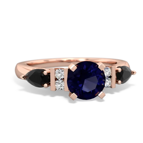 sapphire-onyx engagement ring