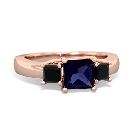 sapphire-onyx timeless ring