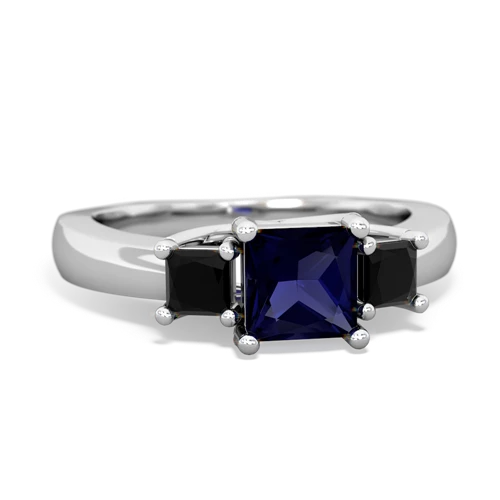 sapphire-onyx timeless ring