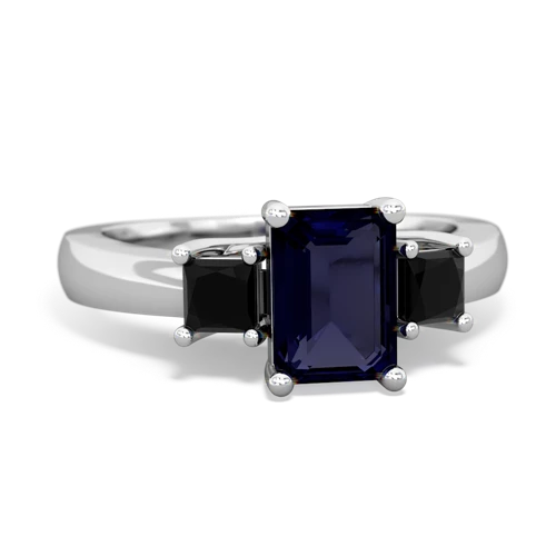 sapphire-onyx timeless ring