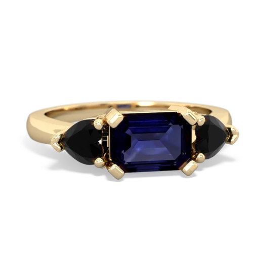 sapphire-onyx timeless ring