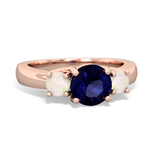 sapphire-opal timeless ring