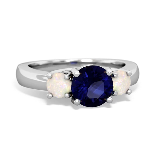 sapphire-opal timeless ring