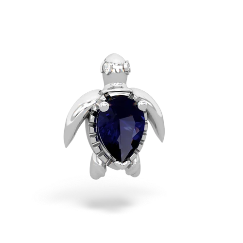 sapphire animals pendant