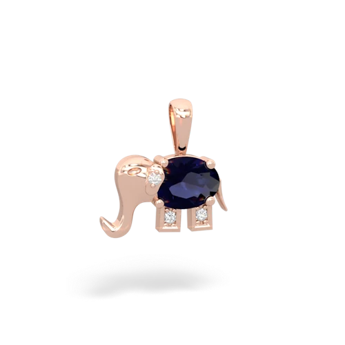 Sapphire Elephant Genuine Sapphire pendant Pendant