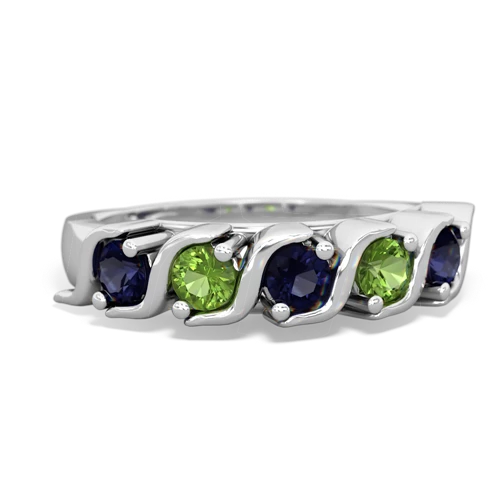 Sapphire Anniversary Band Genuine Sapphire ring Ring