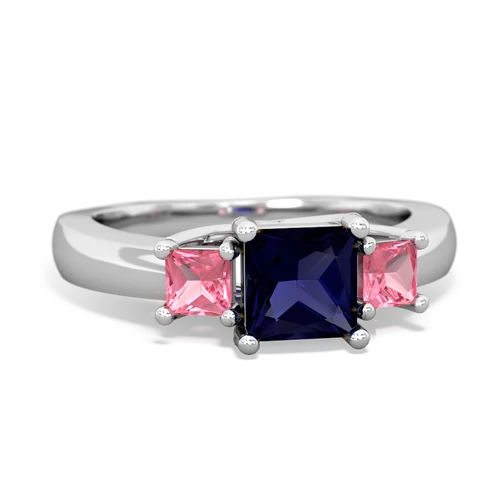 sapphire-pink sapphire timeless ring