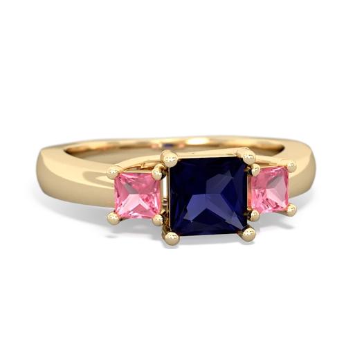 sapphire-pink sapphire timeless ring