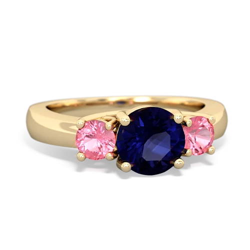 sapphire-pink sapphire timeless ring