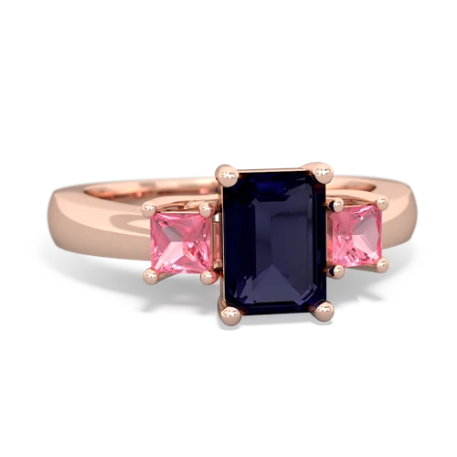 sapphire-pink sapphire timeless ring