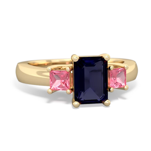 sapphire-pink sapphire timeless ring