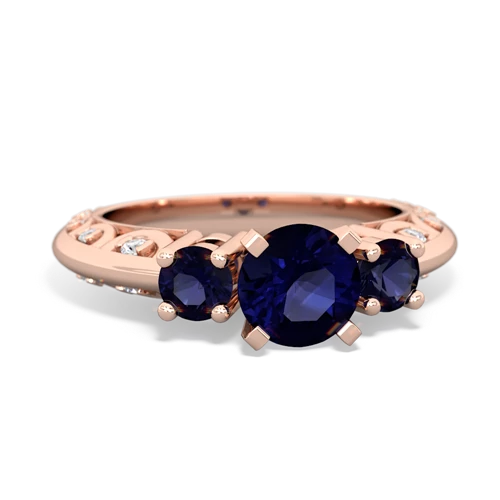 Sapphire Art Deco Genuine Sapphire ring Ring