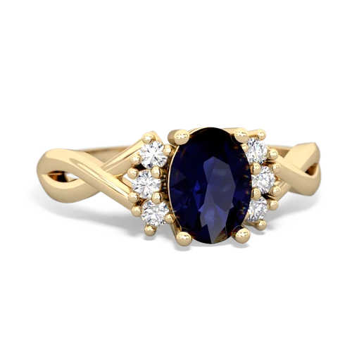 Sapphire Victorian Twist Genuine Sapphire ring Ring