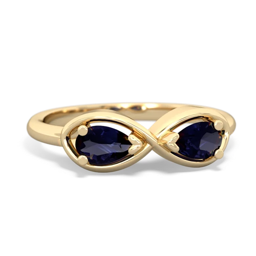 sapphire infinity ring