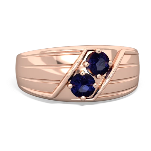Sapphire Art Deco Men's Genuine Sapphire ring Ring