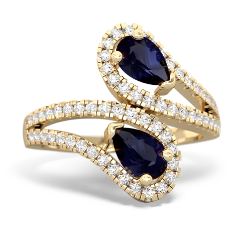 Sapphire Diamond Dazzler Genuine Sapphire ring Ring