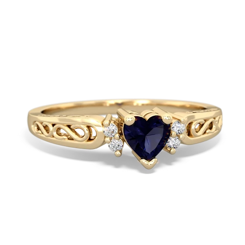 sapphire petite ring